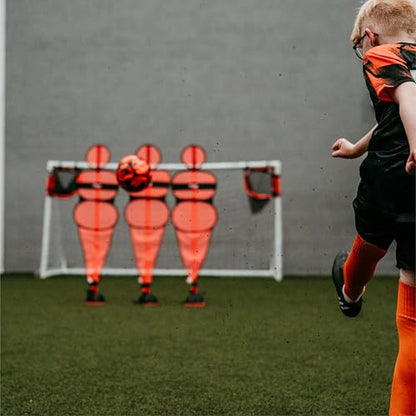 Football Flick Unisex Youth Flick Urban Essentials Set Football Training, Orange,Black, 680mmx380mmx130mm UK