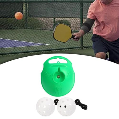 DYNWAVE Pickleball Trainer Pickleball Training Tool with Pickleball Ball Rope Enhances Skills Self Study Sports Pickleball Equipment, White