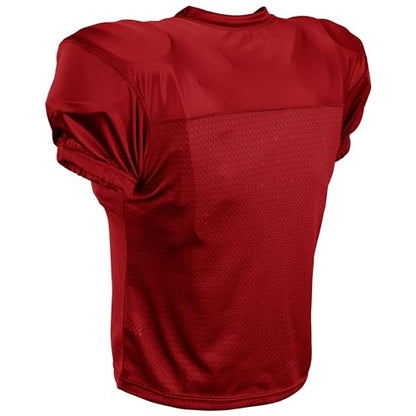 Champro Boys Preseason Football Practice Jersey - color: Scarlet, size: Small