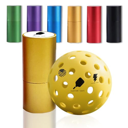 Personailzed Pickleball Stamp Marker – Custom Name Stamper for Pickleballs | No Mess, Long-Lasting Ink | Easy to Use Gift for Players & Lovers | Fun Customized Pickleball Gifts
