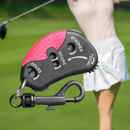 Handheld Golf Score Counter with Hook for Competitive Play Gift
