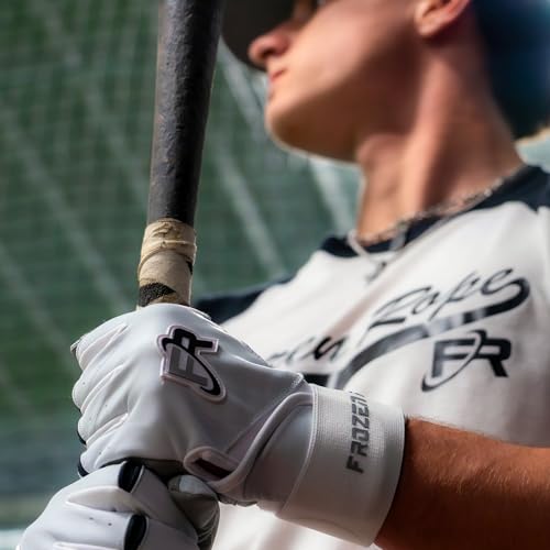 F3 Frozen Rope Batting Gloves - Premium Leather (0.9mm) Long Cuff Batting Gloves - Pro-Grade Baseball and Softball Gloves - Men, Women, and Youth Sizes - color: Neon/Black, size: Youth Small