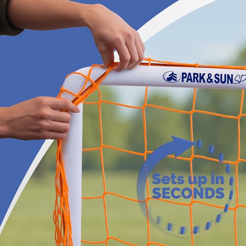 Park & Sun Bungee Slip-Net Replacement Goal Netting, Indoor/Outdoor, All-Weather (Lacrosse and Soccer/Multi-Sport)