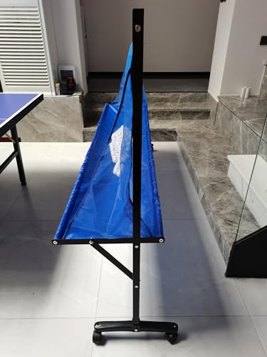 Park/Community/School Ping Pong Collecting Net, Movable Table Tennis Ball Return Training Tool/Trainer for Beginners Intermediate Advanced Competitions Practice, Easy Set Up