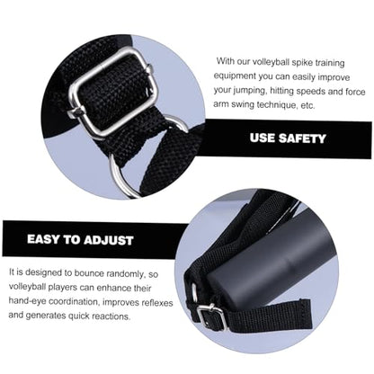 Sosoport 2 Pcs Volleyball Straps Adjustable Basketball Hoop Neoprene - color: Blackx3pcs, size: 80x5 cmx3pcs