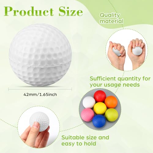 30 Pcs Foam Golf Practice Balls Soft Foam Balls for Golf Practice Realistic Feel and Flight Sport Training