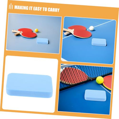 BESPORTBLE 2pcs Professional Table Tennis Racket Cleaner Sponge for Easy Paddle Maintenance Quick Drying Rubber Squeegee PVA Material for Optimal Paddle Care