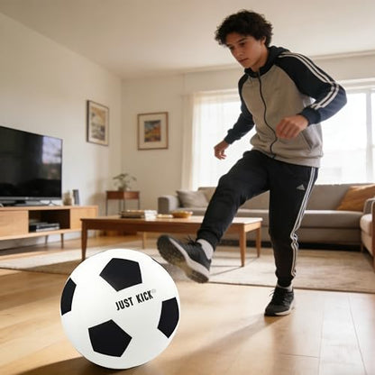 SRG Silent Foam Soccer Ball – Airless Indoor House Ball for Quiet Training, Soft Durable Foam Design, Multi-Use for Dribbling Practice, Gift for Soccer Fans, Sizes 3/5 / 7