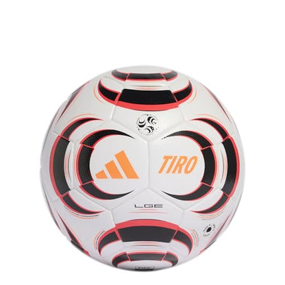 Adidas Tiro League Soccer Ball - color: White/Black/Lucid Red, size: 5