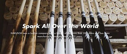 Spark Fungo Baseball & Softball Bat Training Wood Bat for Coaches [Made in Japan] - style: Fungo -Regular- 34"