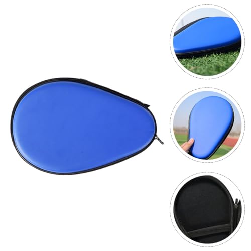 DOITOOL Table Tennis Paddle Case Ping Pong Racket Organizer Bag Blue Gourd-shaped Storage Protective Cover for Indoor and Outdoor Sports