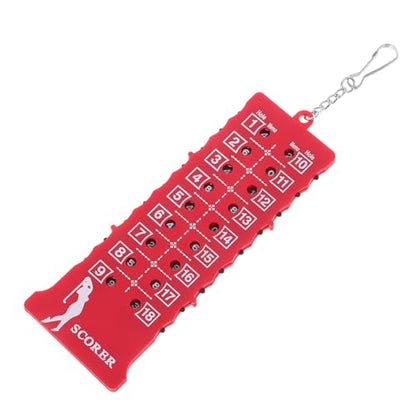 Luxshiny Portable Golf Score Counter Stroke Tracker Abs Outdoor Use Read Golfing Scorer for Accurate Score Tracking and Professional Game Enhancement