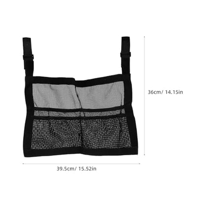 Mesh Ping Pong Paddle Holder - Hanging Table Tennis Equipment Mesh Storage Bag for Rackets and Balls - Easy to Install for Social Events, Summer Camps