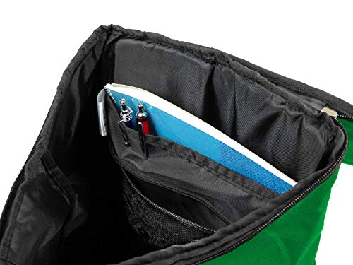 Soccer Backpack with Ball Holder Compartment - for Boys & Girls | Bag Fits All Soccer Equipment & Gym Gear (Black) - color: Green