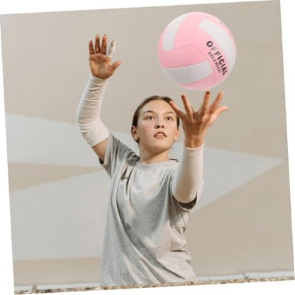 Soft Volleyball Indoor Training Ball Stitched Explosion-Proof Soft Touch Practice Volleyball for Adult Sports and School Exam Use