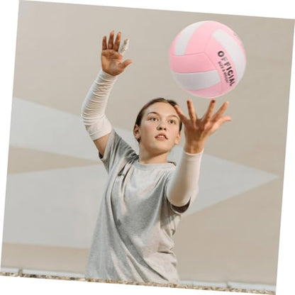 Outanaya Soft Volleyball for Indoor Training Durable Inflatable Practice Ball Excellent Control Handling for Sports Training Equipment Stylish Design for Competitions