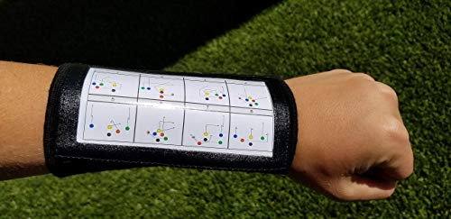 Y23 - Football Wristbands - Wrist Coach - QB Wristband - Football Play Wristbands - Playbook Wristband
