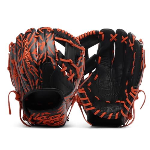 Boombah Baseball Fielding Glove B3 I Web - Tiger Stripes Print - Multiple Sizes - size: RHT-11.5