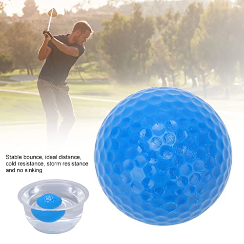 Golf Floating Ball, 2 Layers, Dark Blue, Water Range Outdoor Sports Training Ball
