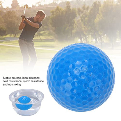 Golf Floating Ball, 2 Layers, Dark Blue, Water Range Outdoor Sports Training Ball
