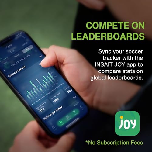 Smart Soccer Shin Guards with Performance Tracking – Monitors Speed, Distance, Power & Balance, No Subscription, Compete on Leaderboards, Bluetooth Enabled, 2 Youth