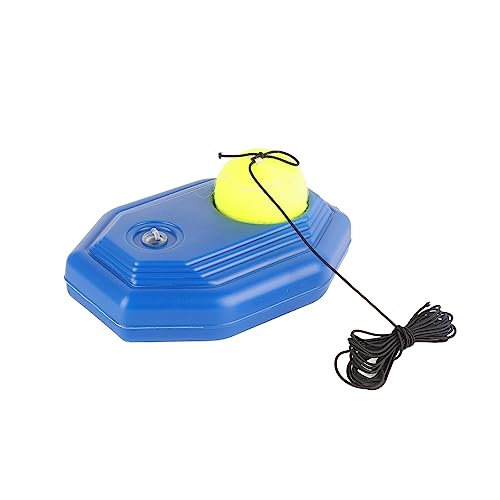 Tennis Ball Trainer, Portable with Sand Weight Valve for Stable Support, Tennis Practice Base, Elastic Rope for Drills, for Beginners, Tennis Pros, Home Courts, Outdoor Training, B