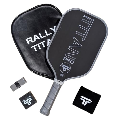 Pickleball Paddle | Titan Pro 16mm & Power 14mm | Thermofomed | Foam Injected Walls | T700 Textured Carbon Fiber | Polypropylene | USAPA Approved | Box Set
