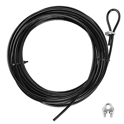 Aoneky 41ft 1/4'' Stainless Steel Volleyball Net Professional Replacement Cable