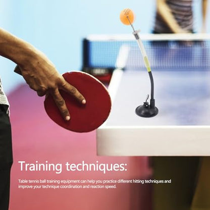 Pong Trainer Robot,Professional Pong Robot Machine - Sucker Type Fixed Rapid Rebound Clip, Stable Table Sucker Trainer, Table Tennis Equipment for Adults Training