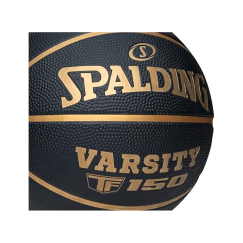 Spalding TF-150 Basketball Black-Gold Size 7 Outdoor