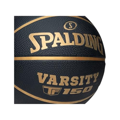 Spalding TF-150 Basketball Black-Gold Size 7 Outdoor