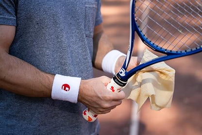 Gamma Tacky Towel for Tennis, Pickleball, Padel, Golf, Baseball, Non-Toxic Grip Enhancer, Improves Control, Long-Lasting Anti-Slip Formula, USTA Approved, 8"x5" - style: Previous Tacky Towel