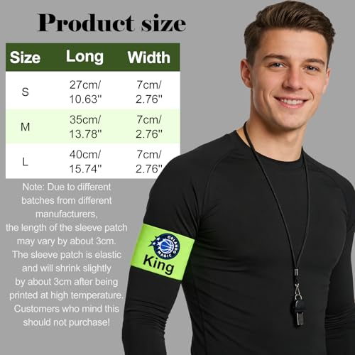 Customized Patch, Captain's Patches, Personalized Photos/Logos Can Be Printed, Non-Slip Soccer Captain's Armbands, Universal for Adults Children (Solid Style)