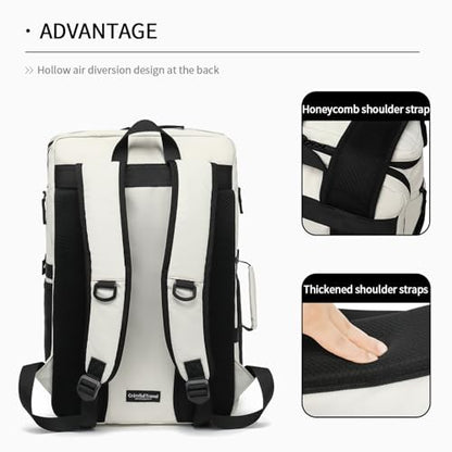tennis mountain climbing travel backpack, independent shoe compartment for sports and fitness, waterproof 15.6-inch computer bag