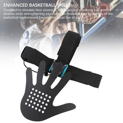 RiToEasysports Face Guard, Adjustable 3D Eye Blocking Guard Basketball Headgear for Dribbling Training