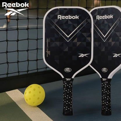 Reebok Pickleball Paddle – Lightweight & Durable Design for All Skill Levels – Engineered for Power, Control & Precision - size: Black