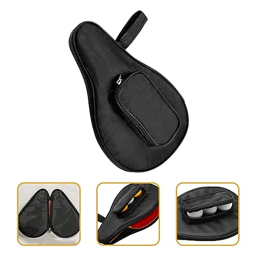 KICHOUSE Tennis Racket Bags Table Tennis Paddle Case Bat Organizing Bag Fixed Storage Case