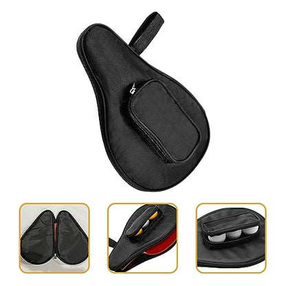 KICHOUSE Tennis Racket Bags Table Tennis Paddle Case Bat Organizing Bag Fixed Storage Case