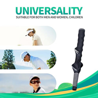 Right-Handed Golf Club Grip Trainer, Golf Swing Training Grip, Practice Aid RH Practice Aid Golf Swing Trainer Accessories, Help Kids and Woman Beginner Learn Correct Grip Posture