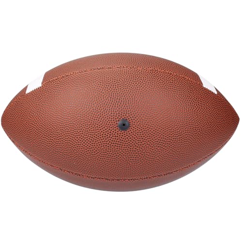 Official & Junior Size Football, PU Leather American Football with Deep Pebble Grip, Training Football with Pump for Practice & Game Play