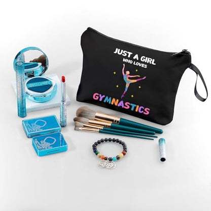 Gymnastics Stuff Accessories for Girls,Teenage Girl Birthday Gifts,Gymnastics Cosmetic Makeup Bag - color: Gymnastics-H