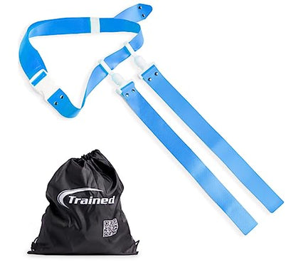 Trained Man Flag Football Belts, Adjustable Flag Football Set for Sports Teams, Training & Competition - color: Blue 2 Man Flag Football Set, style: 2 Man Flag Football Sets