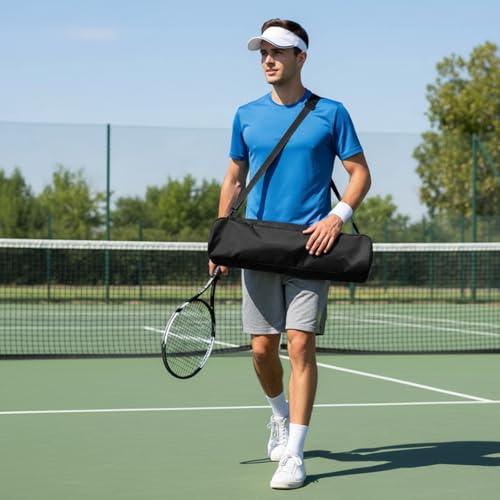 Retractable Tennis Ball Hopper Holds 180 Balls, Upgraded Tennis Ball Basket, Easy to Use Without Installation for Tennis Training and Teaching