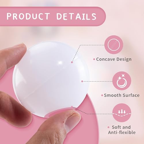 MoonxHome Ball Pit Balls for Toddlers, BPA Free Crush Proof Plastic Toy Balls for Ball Pit, Children's Pool Water Toys, Macaron Ocean Balls for Play Tent 2.15 Inch Pack of 100 200 500 800 1000 - color: L-white&light-grey&light-pink