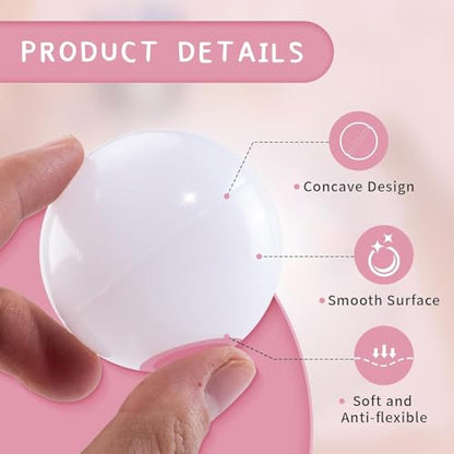 MoonxHome Ball Pit Balls for Toddlers, BPA Free Crush Proof Plastic Toy Balls for Ball Pit, Children's Pool Water Toys, Macaron Ocean Balls for Play Tent 2.15 Inch Pack of 100 200 500 800 1000 - color: L-white&light-grey&light-pink