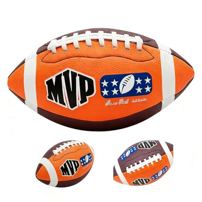 Mini Soft Rubber Football – 21cm Outdoor Training Ball for Beginners, American Football Practice Ball, Inflatable Sports Ball for Pool & Beach, Adult/Teen Throwing Game Prize