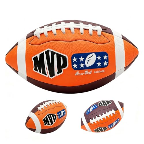 Mini Soft Rubber Football – 21cm Outdoor Training Ball for Beginners, American Football Practice Ball, Inflatable Sports Ball for Pool & Beach, Adult/Teen Throwing Game Prize