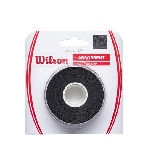 Wilson AbsorbX Tennis Overgrips - color: Black