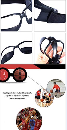 Poxas Sports Dribble Goggles for Basketball Training Aid Great - Improve Dribbling Skill Handling Skills (Single Pack/Black)