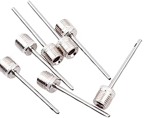 10 pcs Ball Pump Needles Inflating Needles Stainless Steel Ball Air Pump Pin Nozzle Standard Air Pump Needles Pack for Soccer Ball, Basketball, Volleyball or Other Inflatables Replacement Attractive